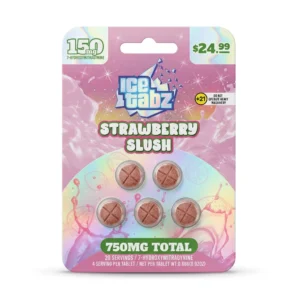 Ice Tabz 7-OH Tablets (750mg – 5 Count) Strawberry Slush